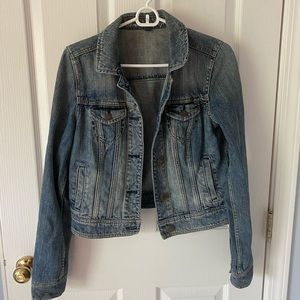 American Eagle Cropped Denim Jacket